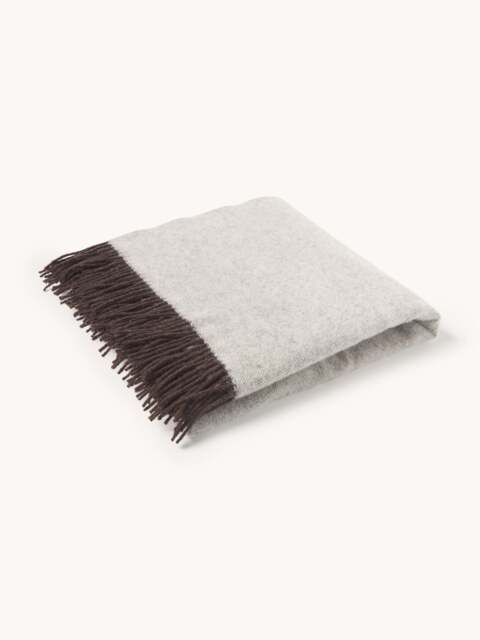 Wool Reversible Throw Double Face - image 1