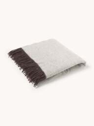 Wool Reversible Throw Double Face