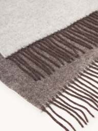 Wool Reversible Throw Double Face - thumbnail 4