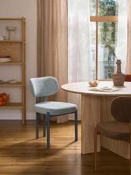 Upholstered Corduroy Dining Chair Adrien - thumbnail 7