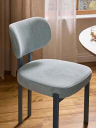 Upholstered Corduroy Dining Chair Adrien - thumbnail 8