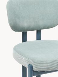Upholstered Corduroy Dining Chair Adrien - thumbnail 5