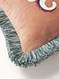 Cushion Cover Triton with Fringes - thumbnail 3