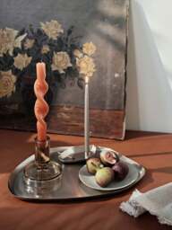 Handcrafted Tapered Candles Twist, Set of 2 - thumbnail 2
