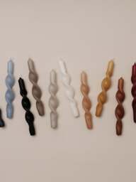 Handcrafted Tapered Candles Twist, Set of 2 - thumbnail 3