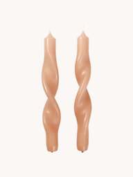 Handcrafted Tapered Candles Twist, Set of 2 - thumbnail 4
