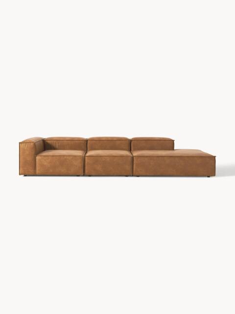 XL Modular Leather Chaise Lennon