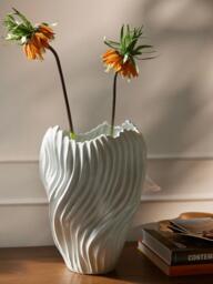 Vase Milazzo with Ribbed Twist, H 44 cm - thumbnail 6