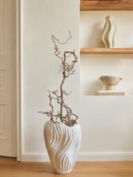 Vase Milazzo with Ribbed Twist, H 44 cm - thumbnail 7