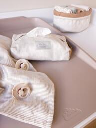 Organic Cotton Kids Wet Wipes Cover Camel - thumbnail 2