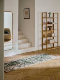 Hand-Woven Wool Runner Cynthia with Abstract Pattern - thumbnail 6