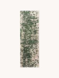 Hand-Woven Wool Runner Cynthia with Abstract Pattern