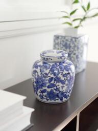 Porcelain Lidded Vase Annabelle, H 13 cm - thumbnail 2