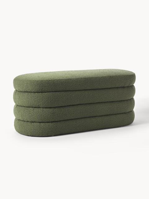 Bouclé Upholstered Bench Alto - image 1