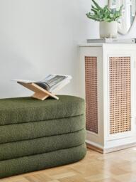 Bouclé Upholstered Bench Alto - thumbnail 8