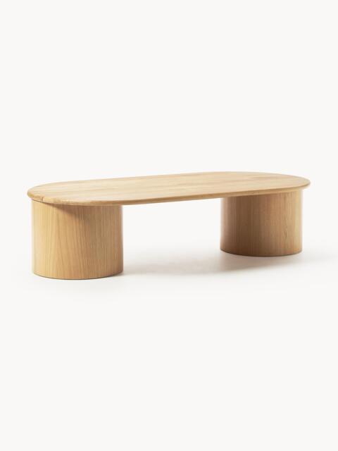 Oval Oak Wood Coffee Table Didi - image 1