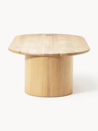 Oval Oak Wood Coffee Table Didi - thumbnail 5