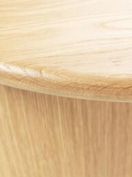Oval Oak Wood Coffee Table Didi - thumbnail 7