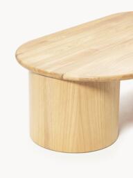 Oval Oak Wood Coffee Table Didi - thumbnail 6