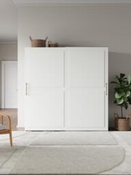Modular Sliding Door Wardrobe Charlotte, 200 cm Wide, in various sizes - thumbnail 9