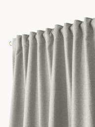 Opaque Multi-Band Curtains Jensen, Set of 2, W 130 cm - thumbnail 4