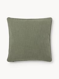 Bouclé Cushion Cover Aya with Piping - thumbnail 2