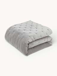 Quilted Velvet Bedspread Cheryl
