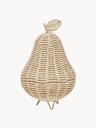 Handmade Rattan Table Lamp Pear - thumbnail 1