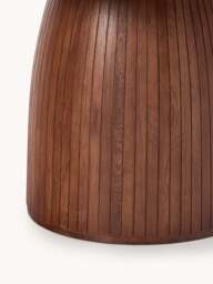 Round Dining Table Nelly with Groove Structure, in various sizes - thumbnail 4