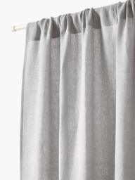 Light-Filtering Rod Pocket Curtains Harmony, Set of 2, W 140 cm - thumbnail 3
