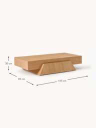 Wooden Coffee Table Harley, W 140 cm - thumbnail 5