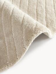 Round Hand-Tufted Wool Rug Mason - thumbnail 3