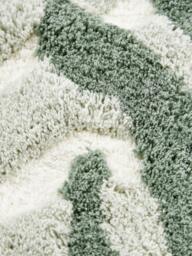 Cotton Cushion Cover Sela with Tufted Plant Motif - thumbnail 3