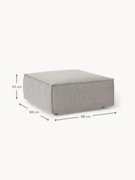 Bouclé Ottoman Lennon - thumbnail 8