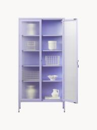 Metal Display Cabinet The Collector with Ribbed Glass - thumbnail 5