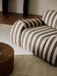 Striped Lounge Chair Wolke - thumbnail 9