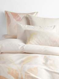 Cotton Sateen Duvet Cover Marino with Floral Print - thumbnail 1