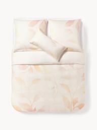 Cotton Sateen Duvet Cover Marino with Floral Print - thumbnail 3