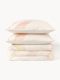 Cotton Sateen Duvet Cover Marino with Floral Print - thumbnail 4