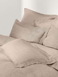 Linen Pillowcase Linna with Oxford Border - thumbnail 2
