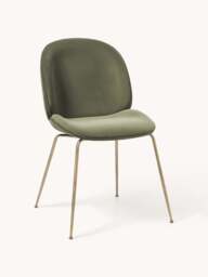 WESTWING x GUBI, Velvet Dining Chair Beetle by Delia Lachance - thumbnail 1