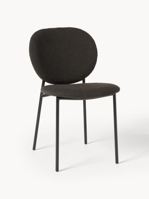 Upholstered Bouclé Dining Chairs Ulrica, Set of 2 - image 1