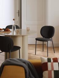 Upholstered Bouclé Dining Chairs Ulrica, Set of 2 - thumbnail 2