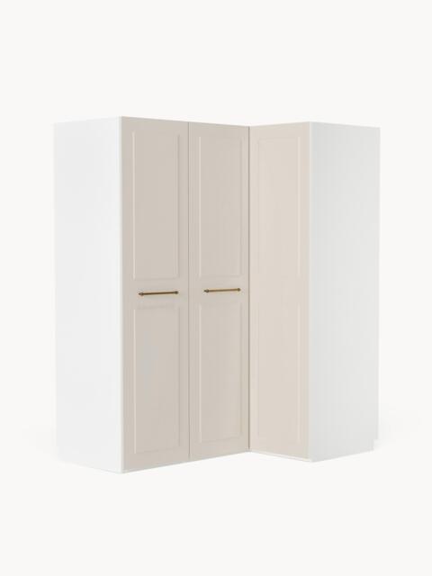 Modular Corner Wardrobe Charlotte, 165 cm Wide, in various sizes