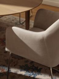 Velvet Armchair Isla - thumbnail 7