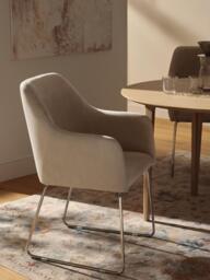 Velvet Armchair Isla - thumbnail 2