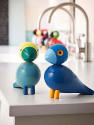 Beech Wood Decorative Object Songbird Kay - thumbnail 3