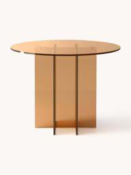 Round Glass Dining Table Anouk, in various sizes - thumbnail 3