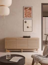 Oak Wood Sideboard Pierce - thumbnail 8