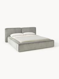 Upholstered Corduroy Bed Lennon